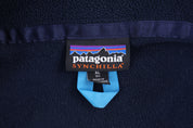 Patagonia Synchilla Red & Blue Fleece Full Zip Vest