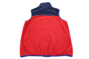 Patagonia Synchilla Red & Blue Fleece Full Zip Vest