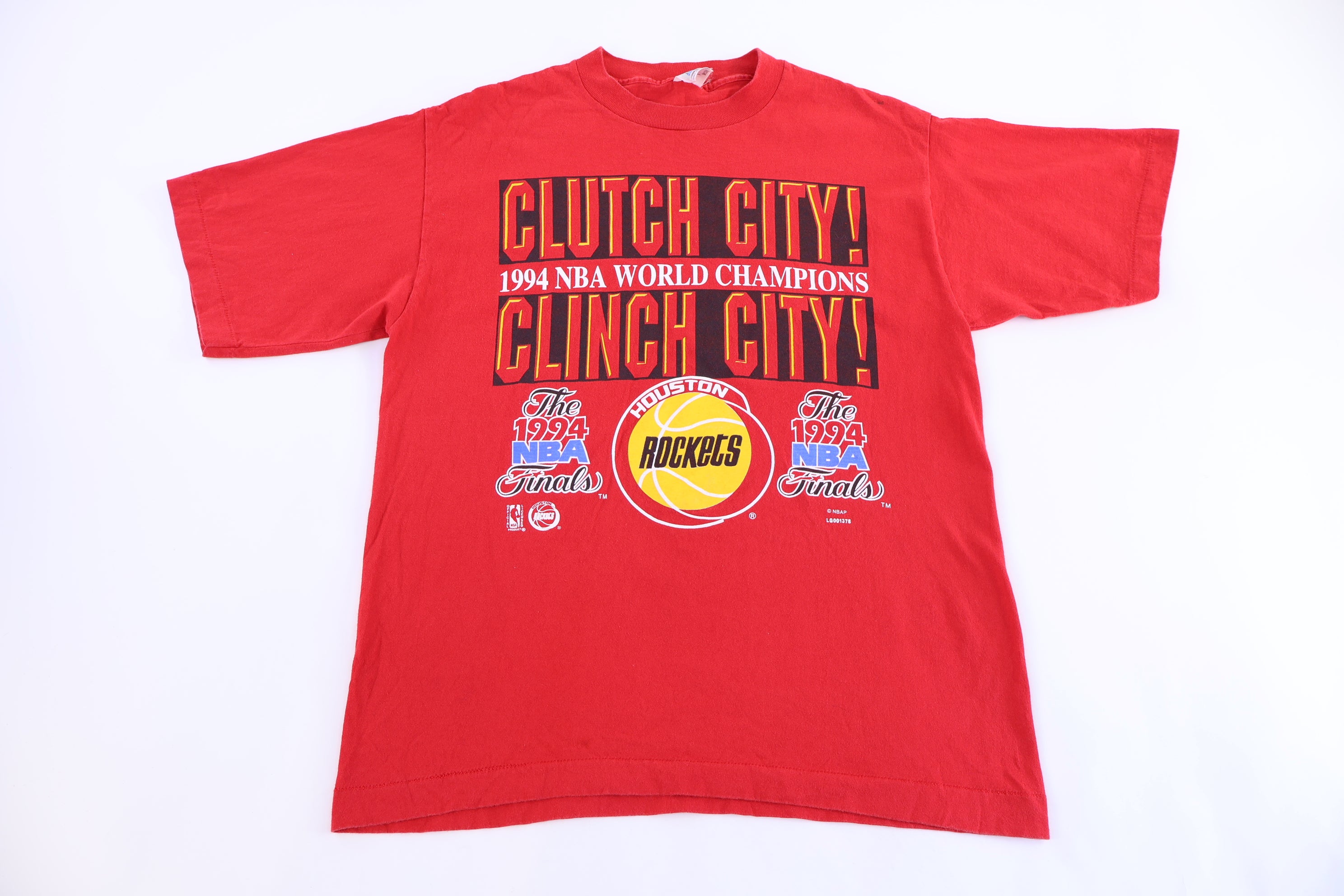 1994 Houston Rockets World Champions Clutch City T-shirt