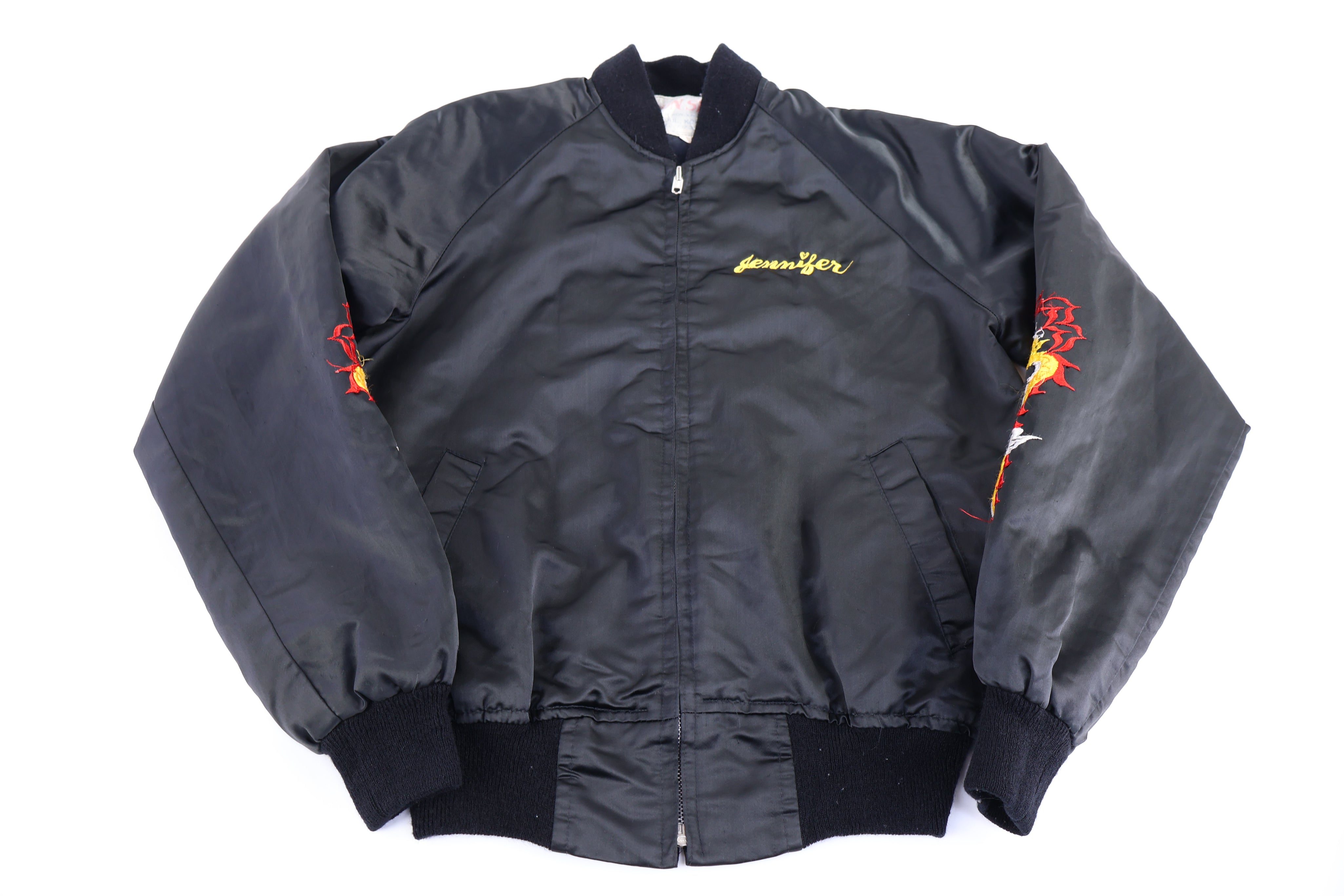 80's Korea Souvenir Embroidered Bomber Jacket