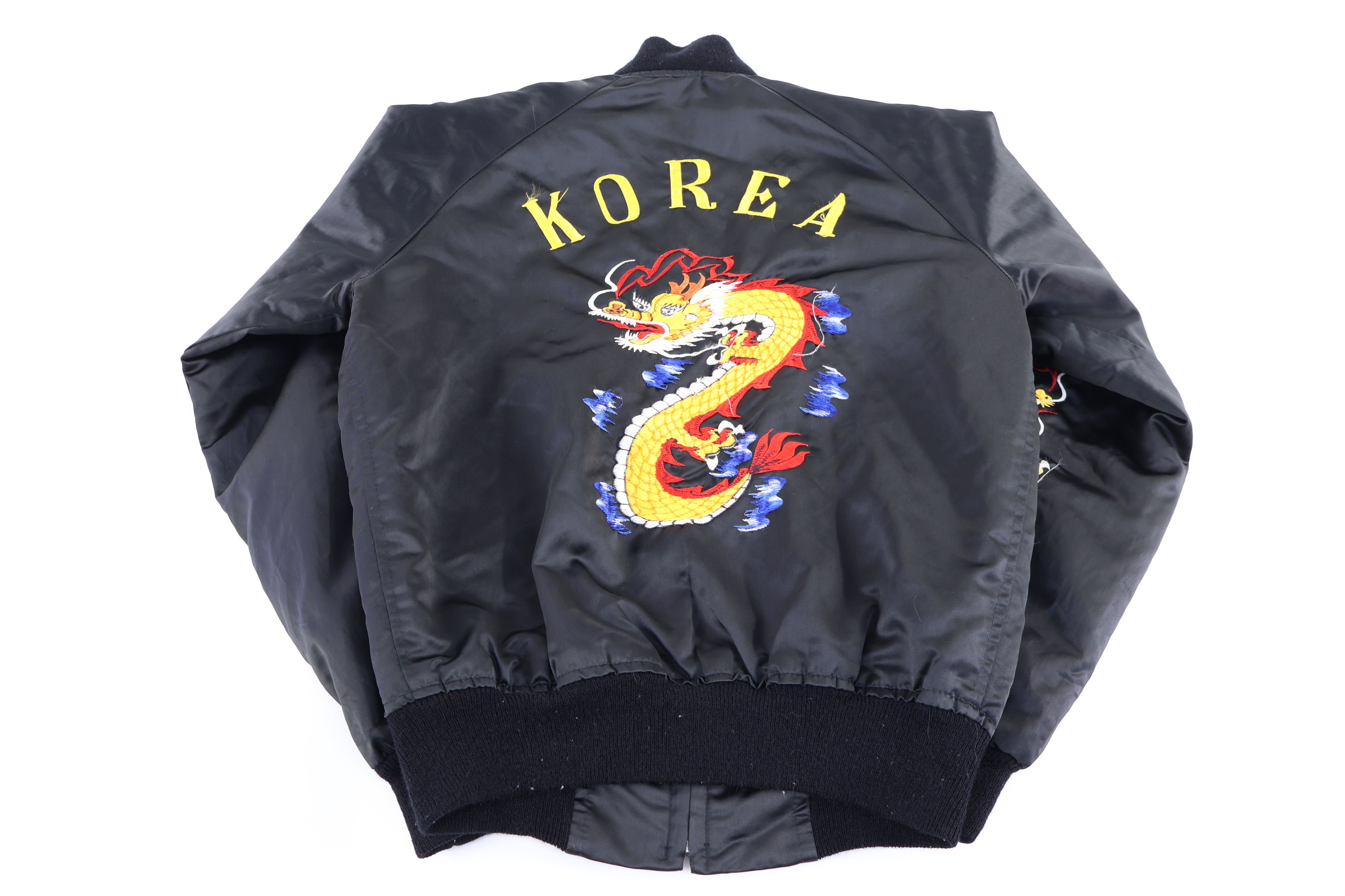 80's Korea Souvenir Embroidered Bomber Jacket
