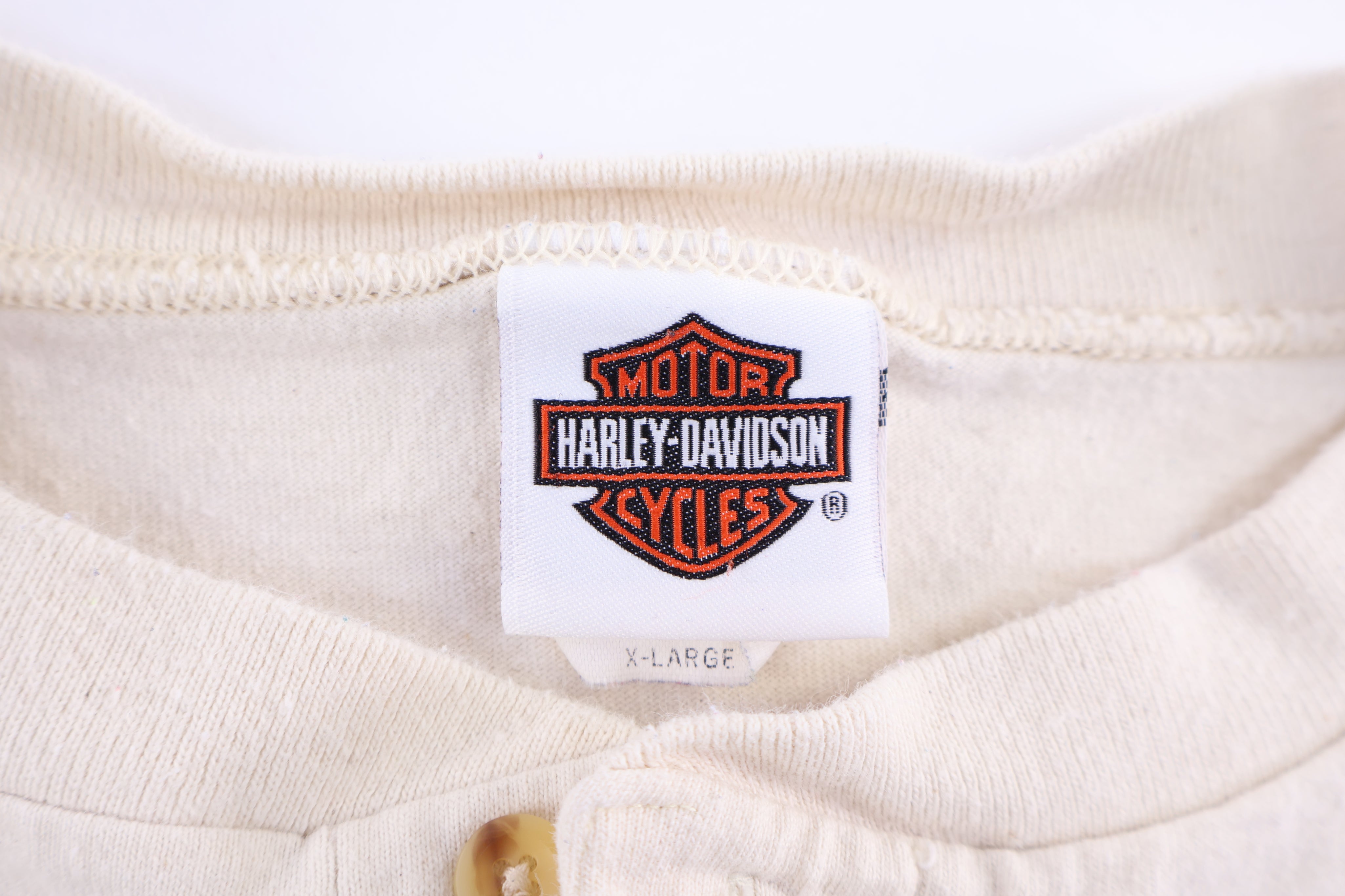 Harley Davidson Motorcycles Texas Henley LS T-shirt