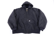 Carhartt Logo Patch Black Full Zip Jacket