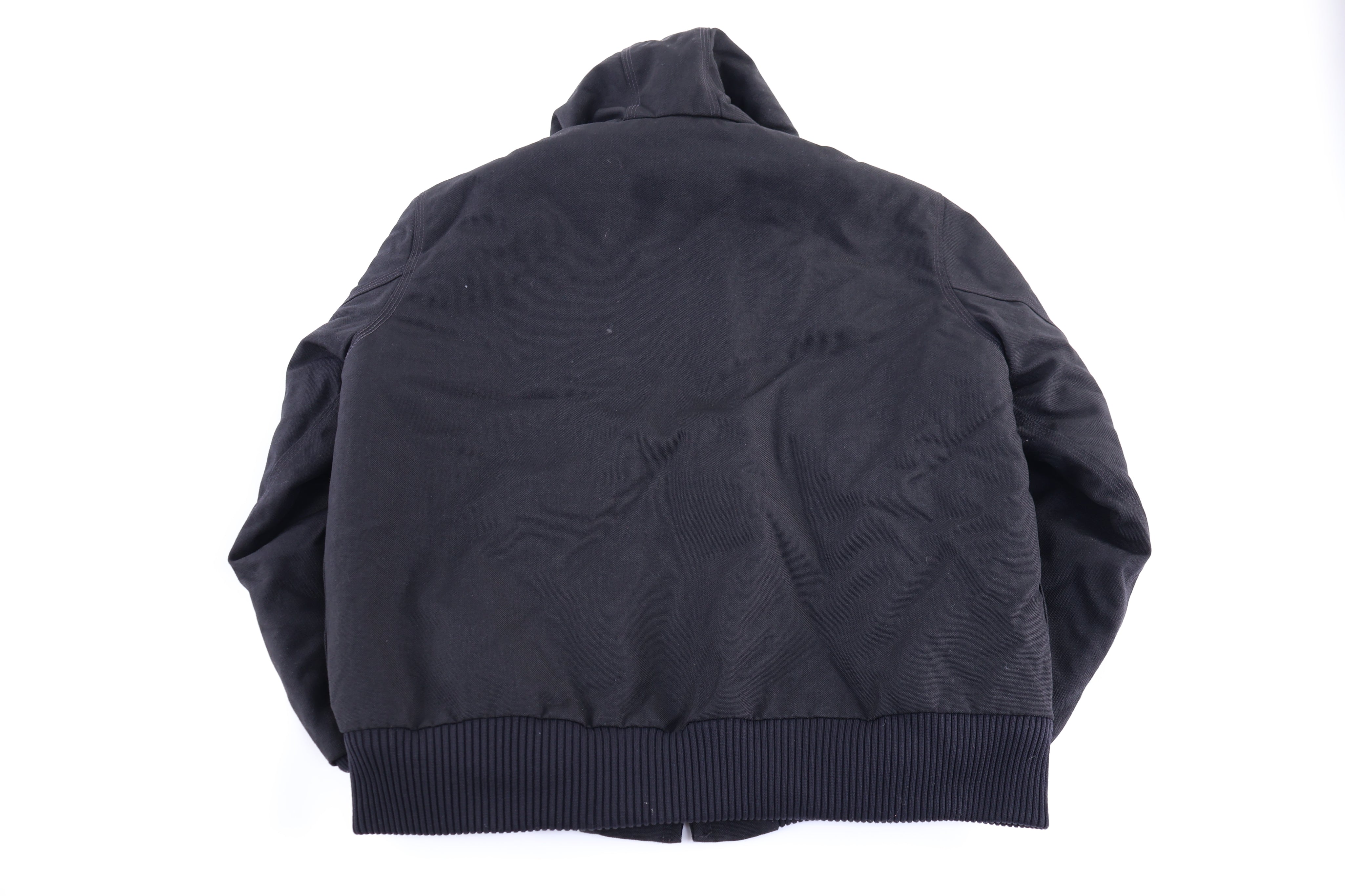 Carhartt Logo Patch Black Full Zip Jacket