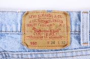Vintage Levi's 550 Light Wash Denim Jeans