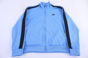 Vintage Nike Embroidered Logo Blue Full Zip Jacket