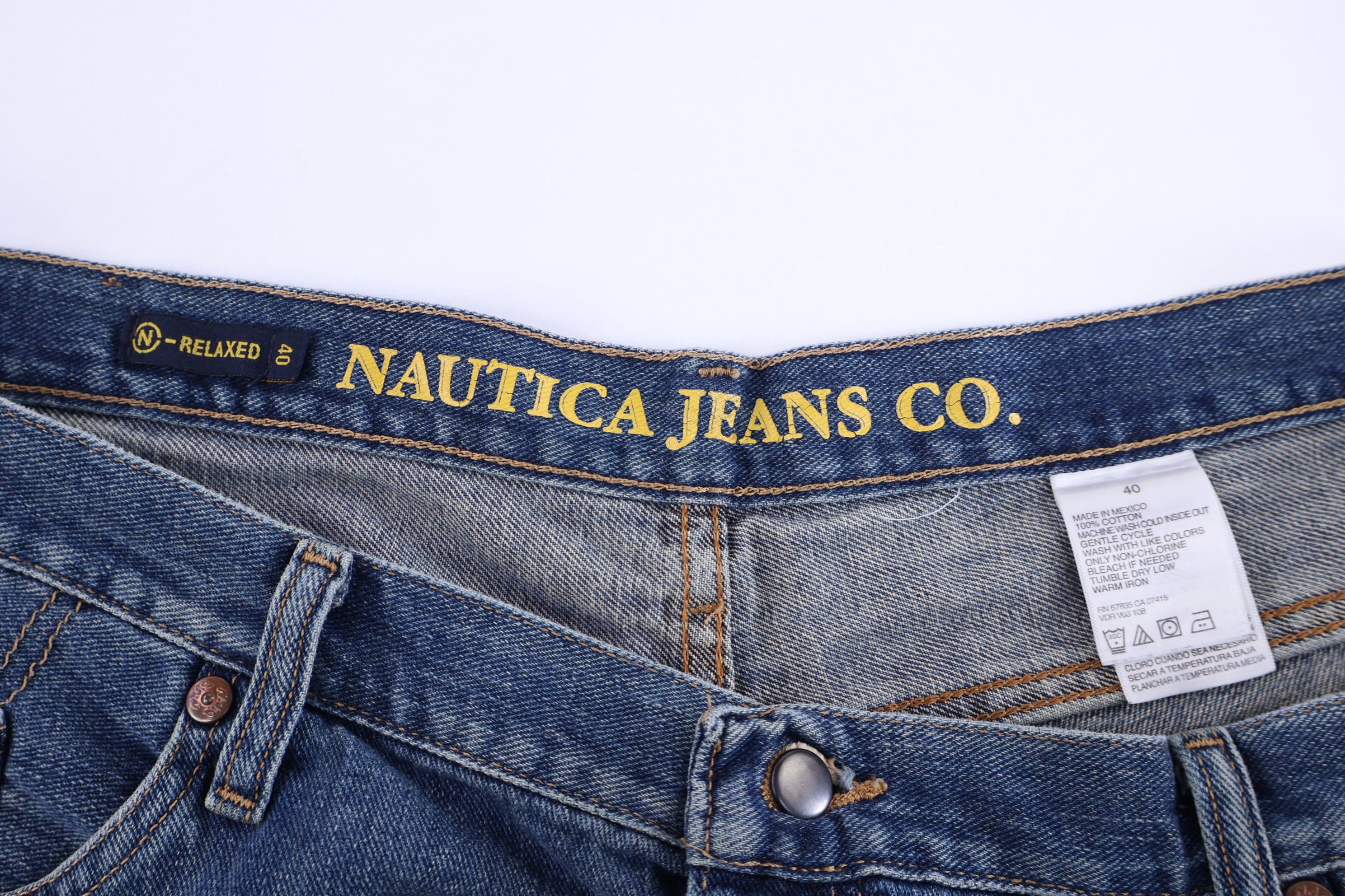 Nautica Jeans Co Dark Wash Denim Shorts