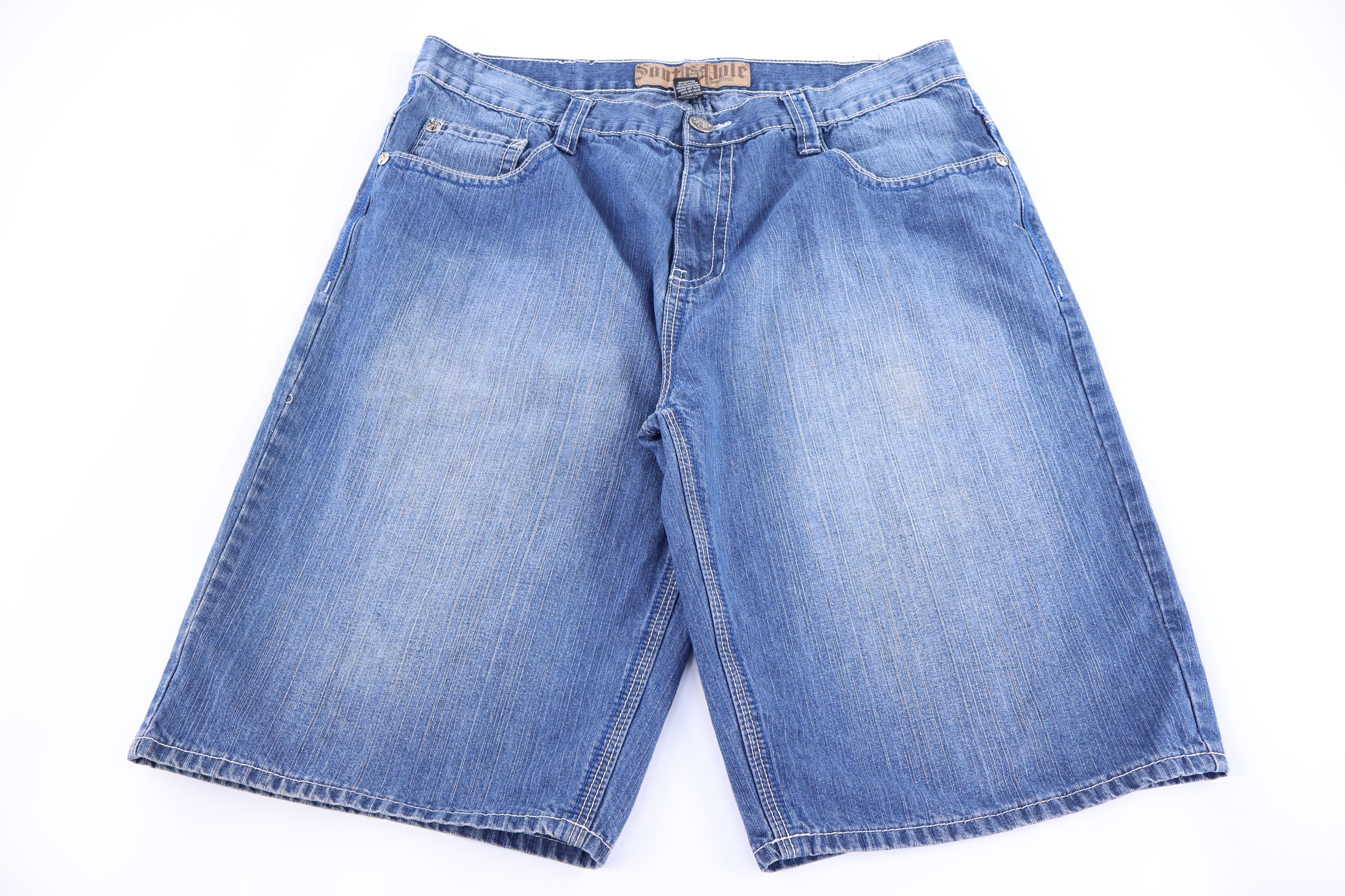 Southpole Medium Wash Denim Shorts
