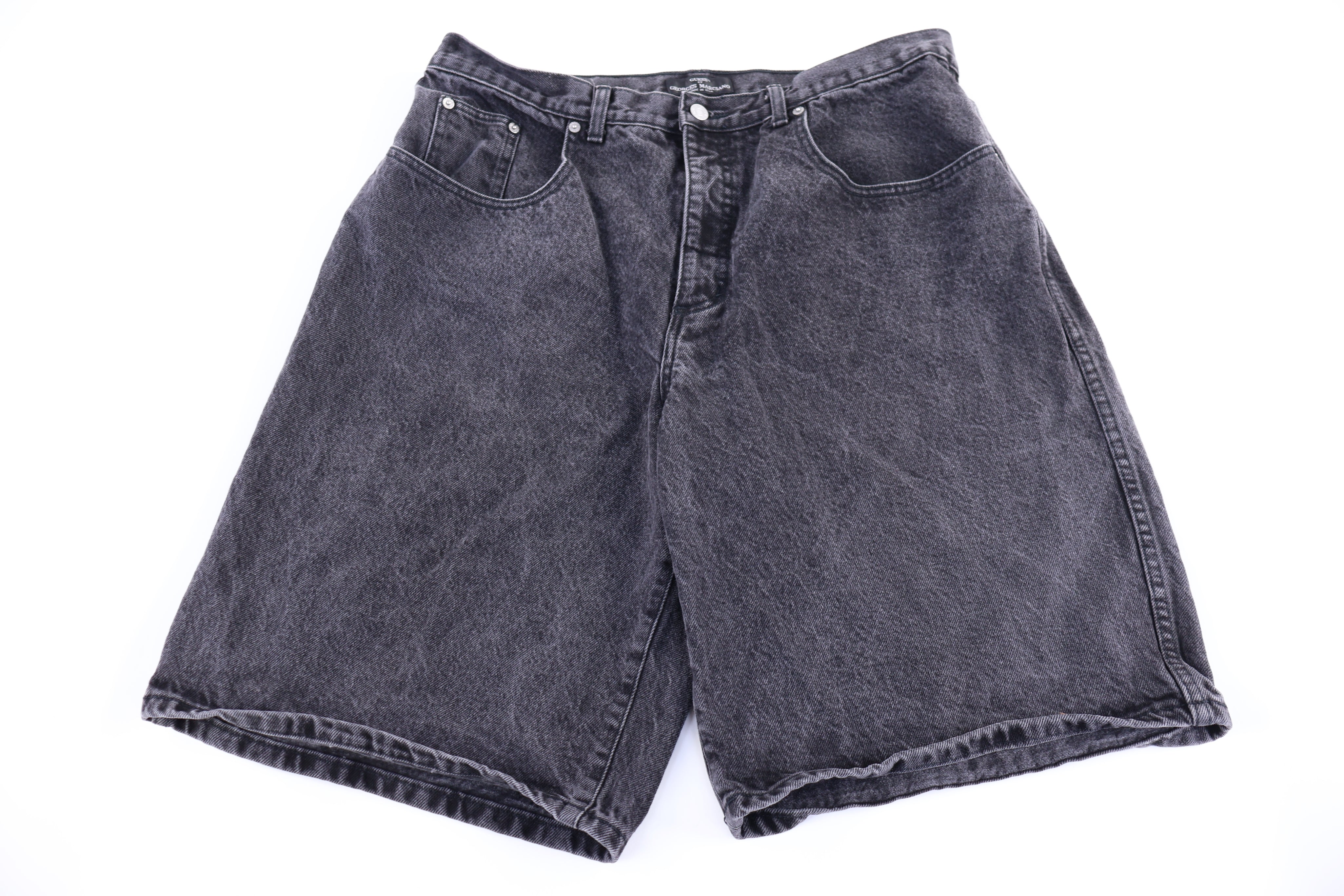 90's Guess Black Denim Shorts