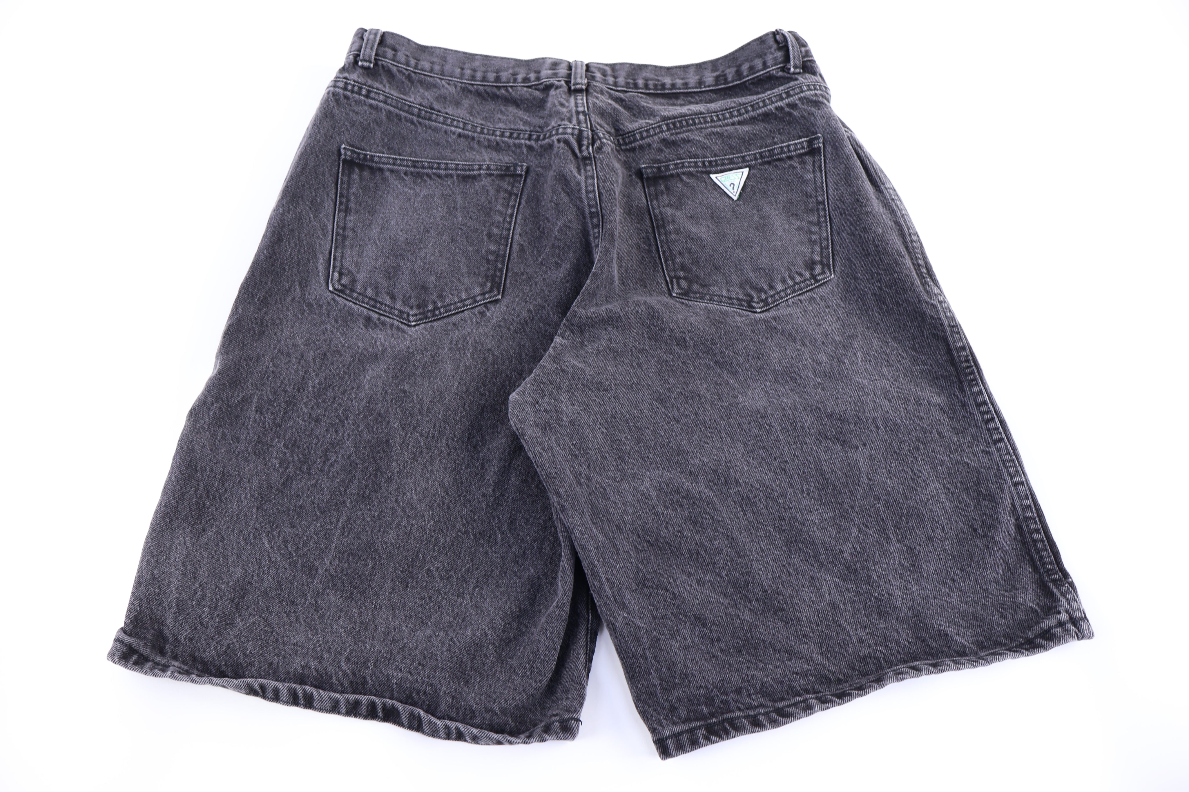 90's Guess Black Denim Shorts