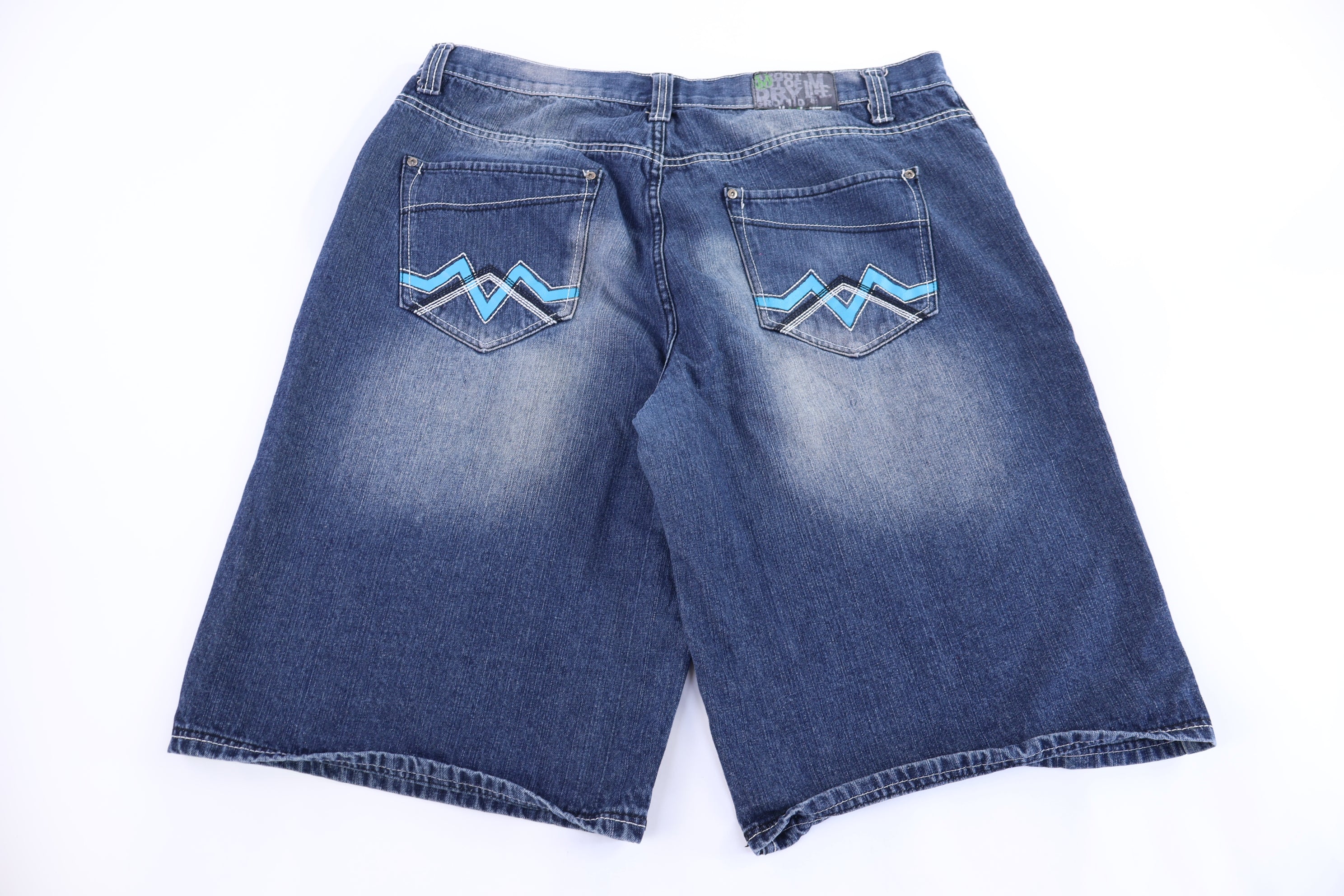 The M-Life Dark Wash Denim Shorts