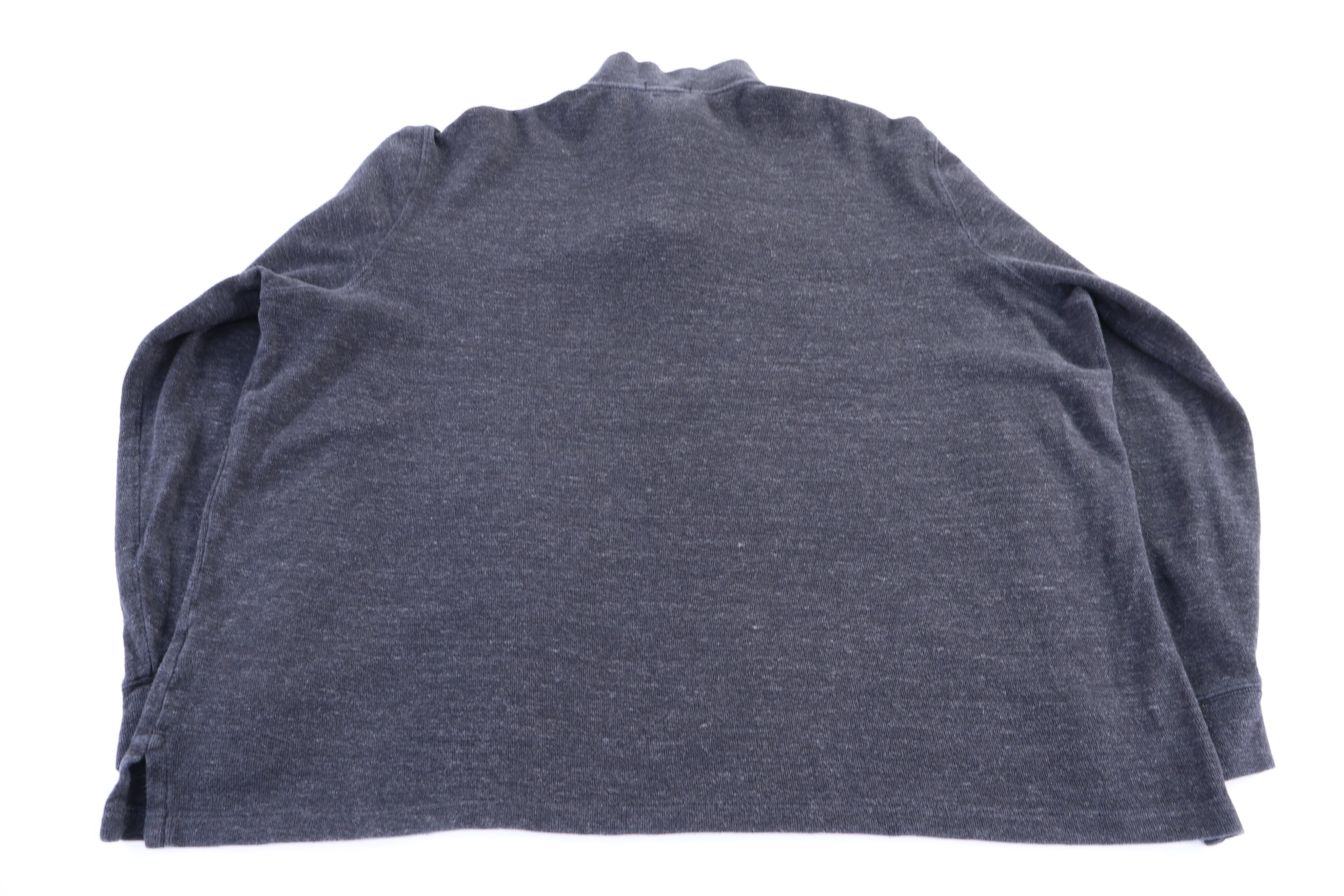 Polo Ralph Lauren Embroidered Logo Grey Quarter Zip Sweater
