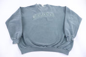 90's Michigan State Embroidered Sweatshirt