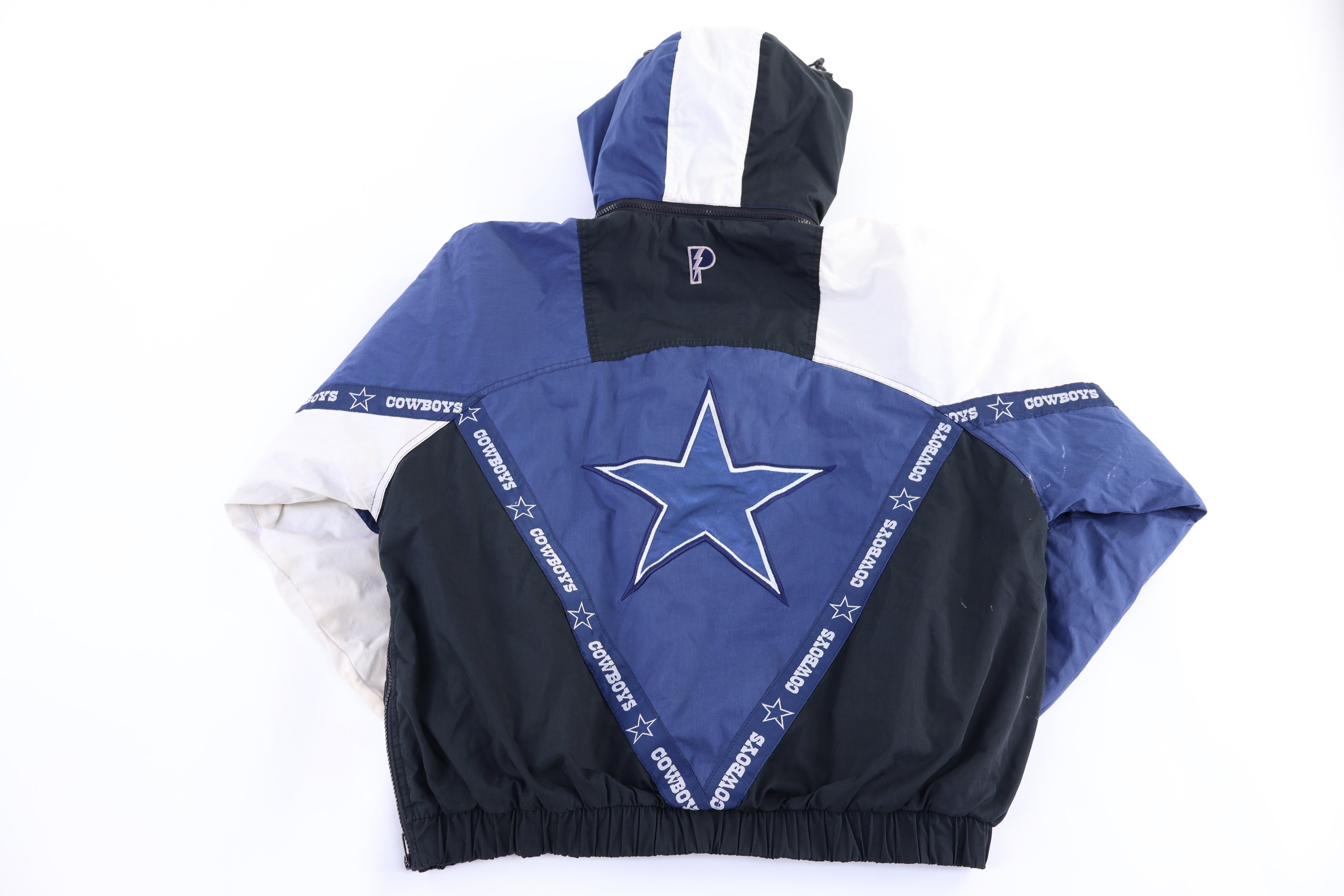 90's Dallas Cowboys Football Full Zip Puffer Jacket