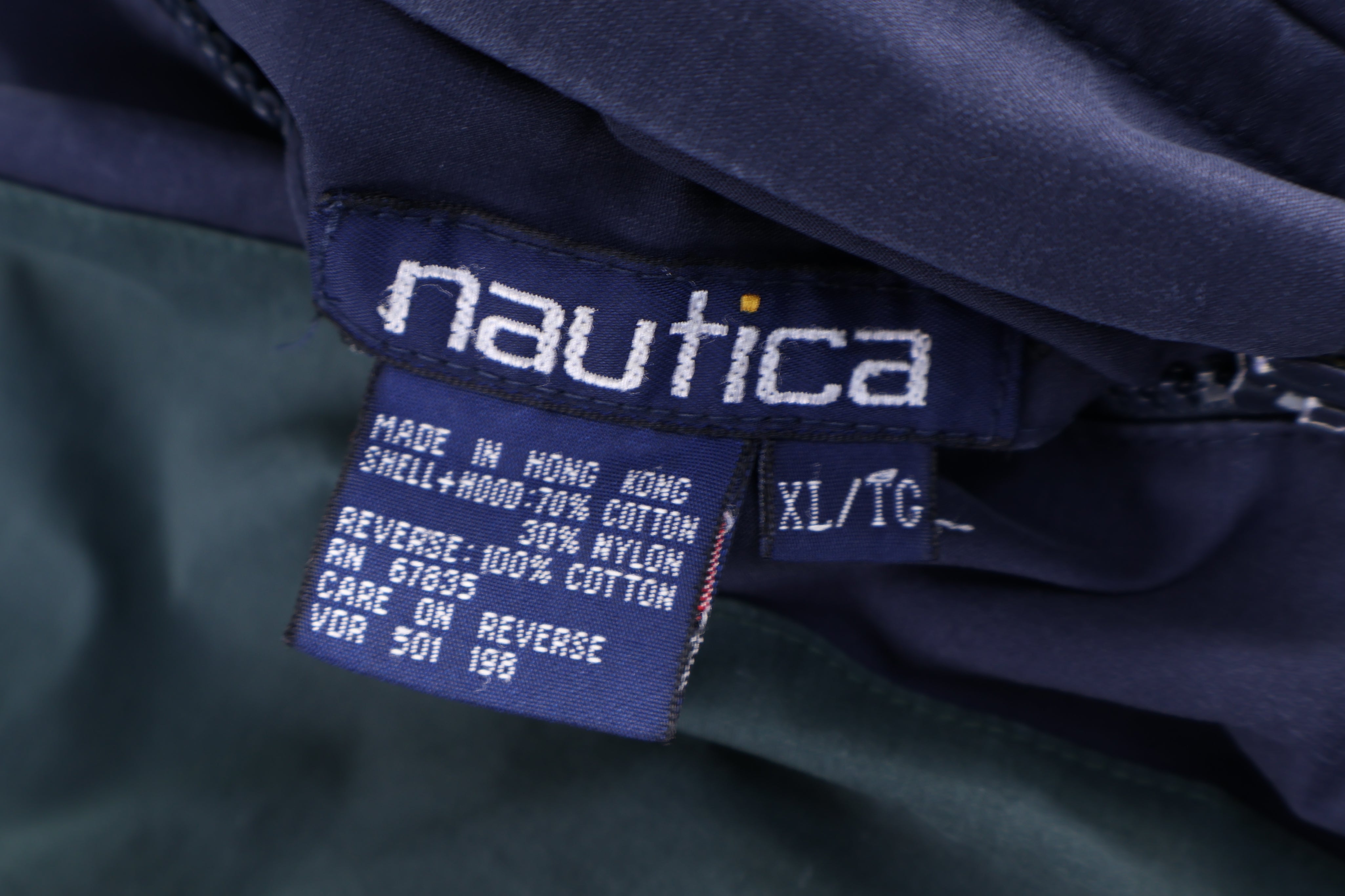 Vintage Nautica Reversible Full Zip Jacket