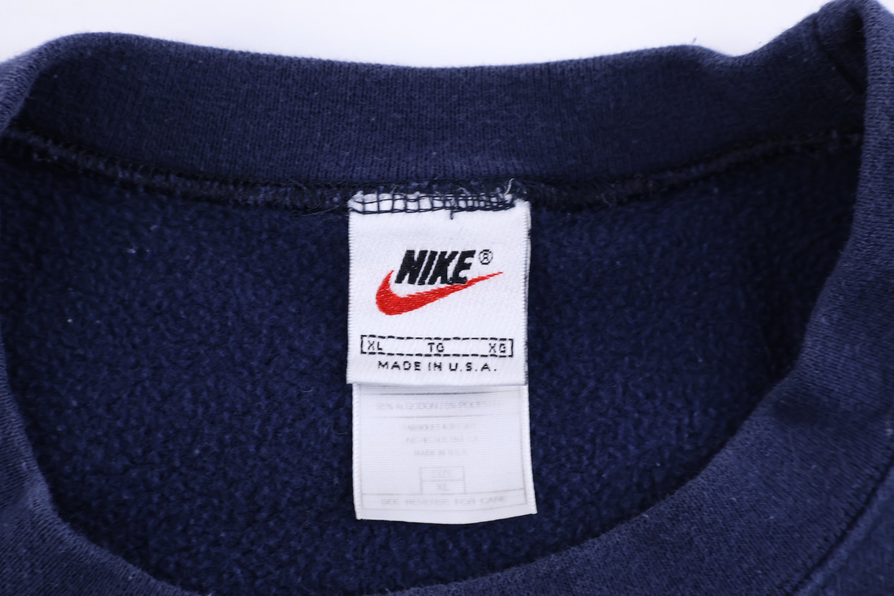 90's Nike Logo Graphic Navy Sweatshirt