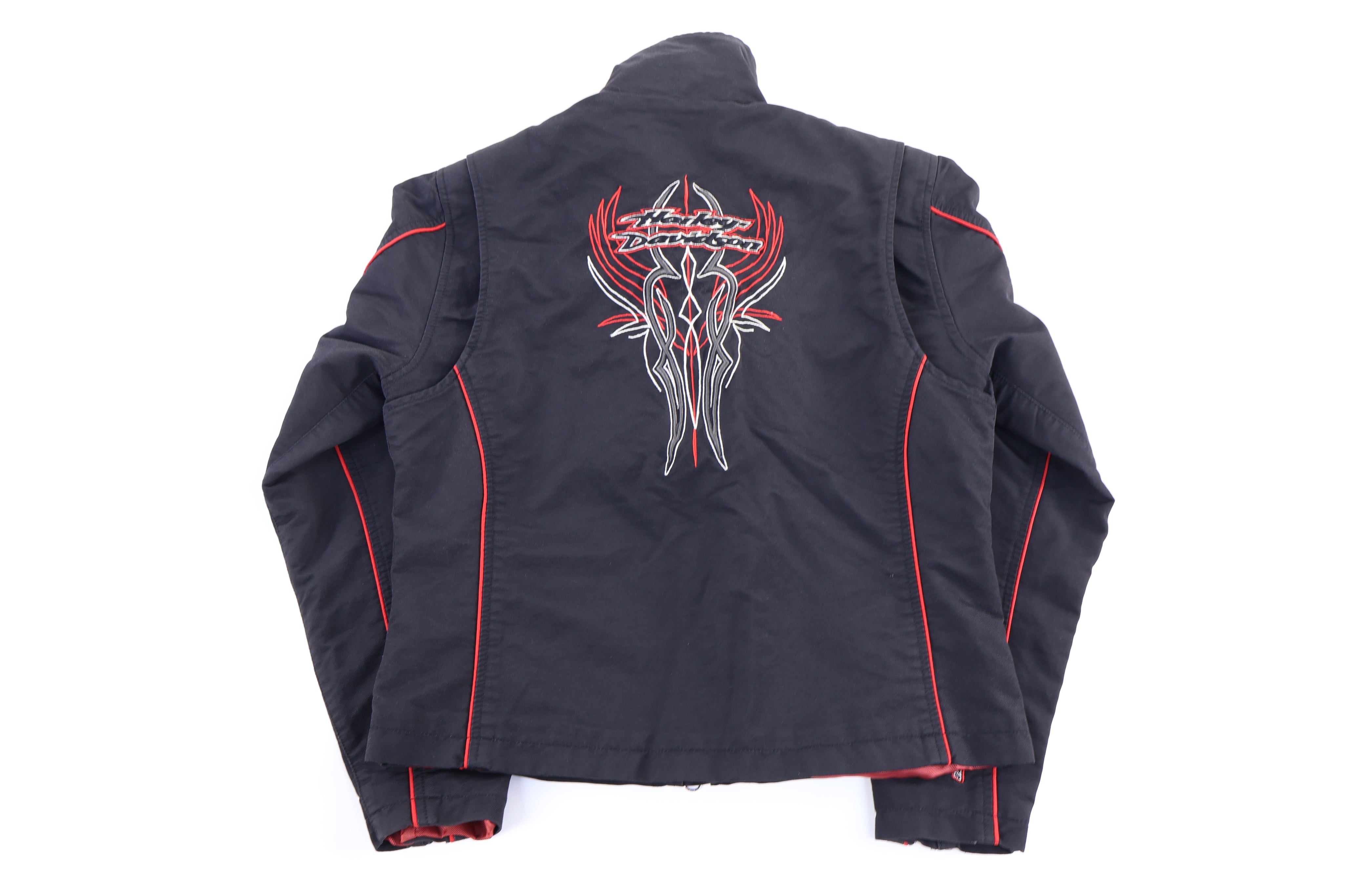 Women's Harley Davidson Motorcycles Full Zip Biker Jacket