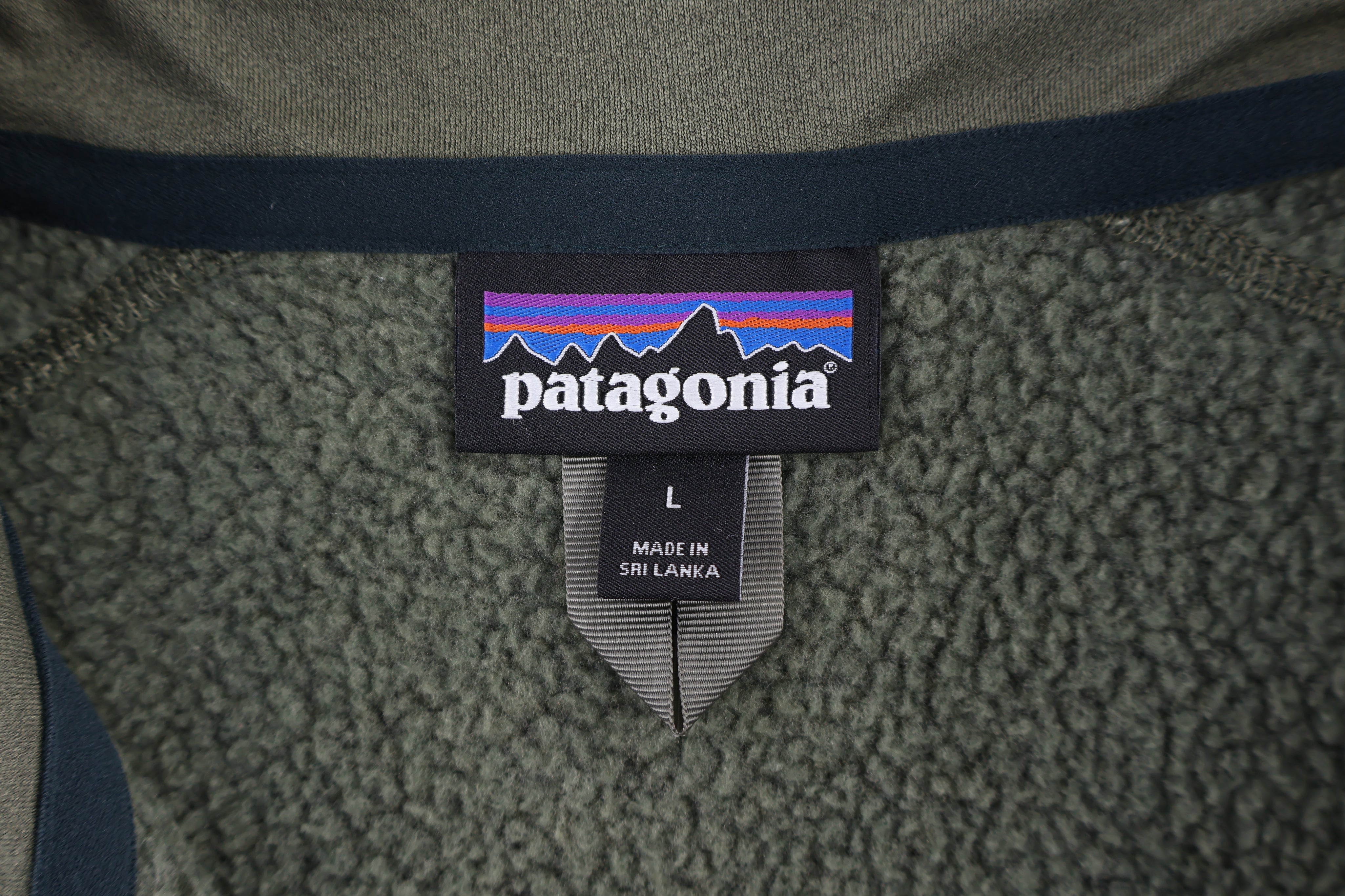 Patagonia Logo Patch Green Better Sweater Vest