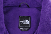 Women's The North Face Embroidered Logo Purple Full Zip Jacket