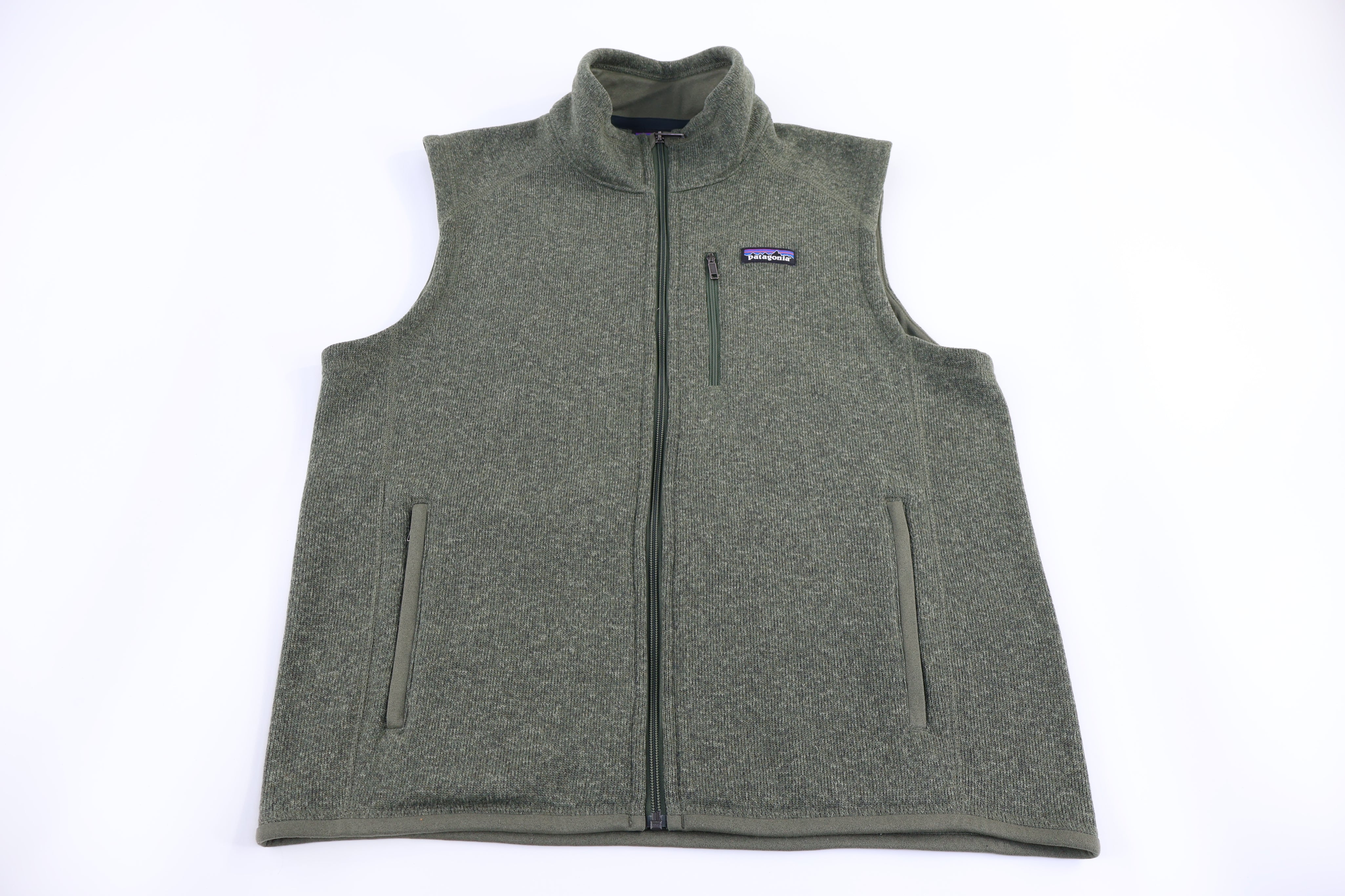 Patagonia Logo Patch Green Better Sweater Vest