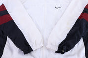 90's Nike Embroidered Logo Multicolor Full Zip Windbreaker