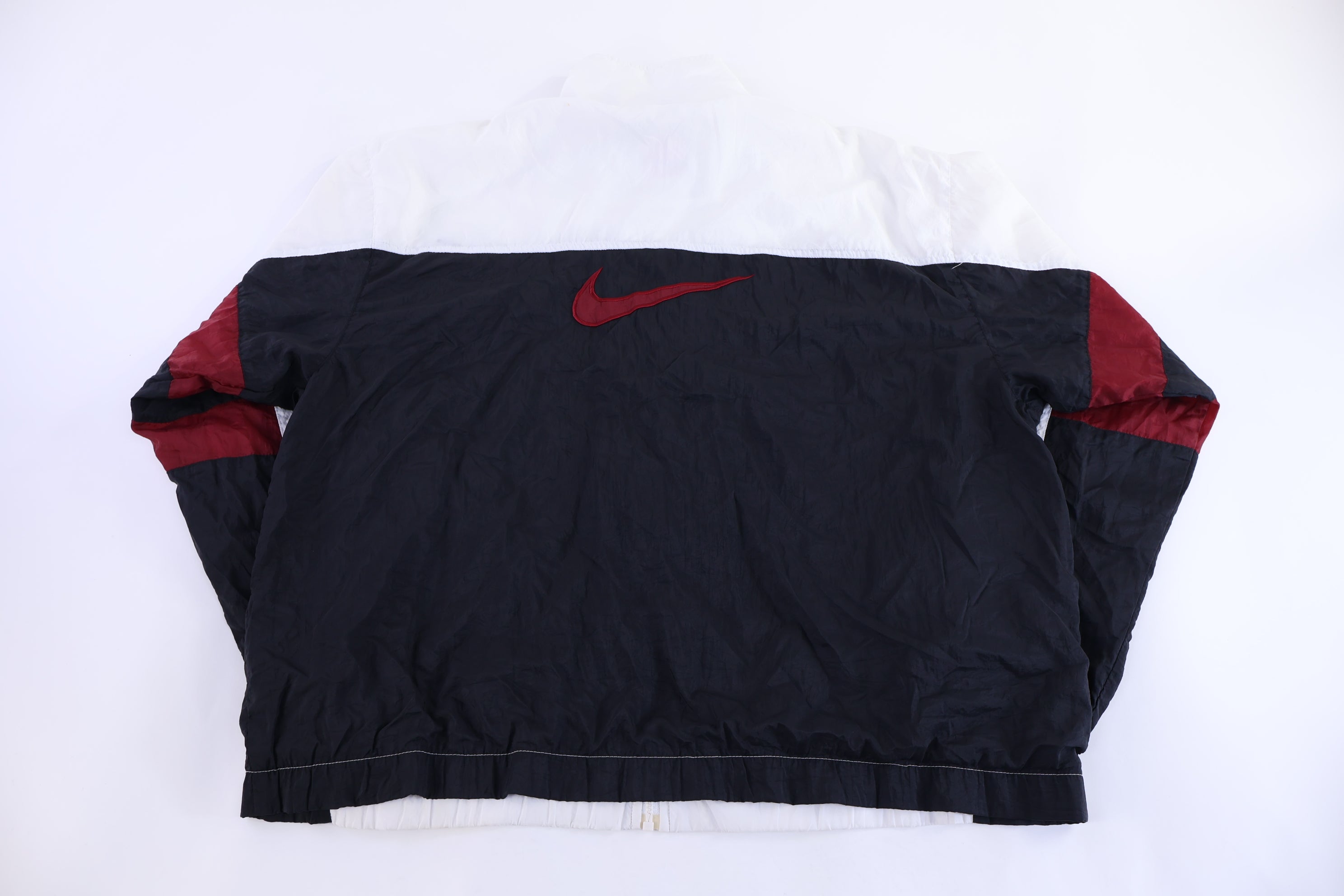 90's Nike Embroidered Logo Multicolor Full Zip Windbreaker