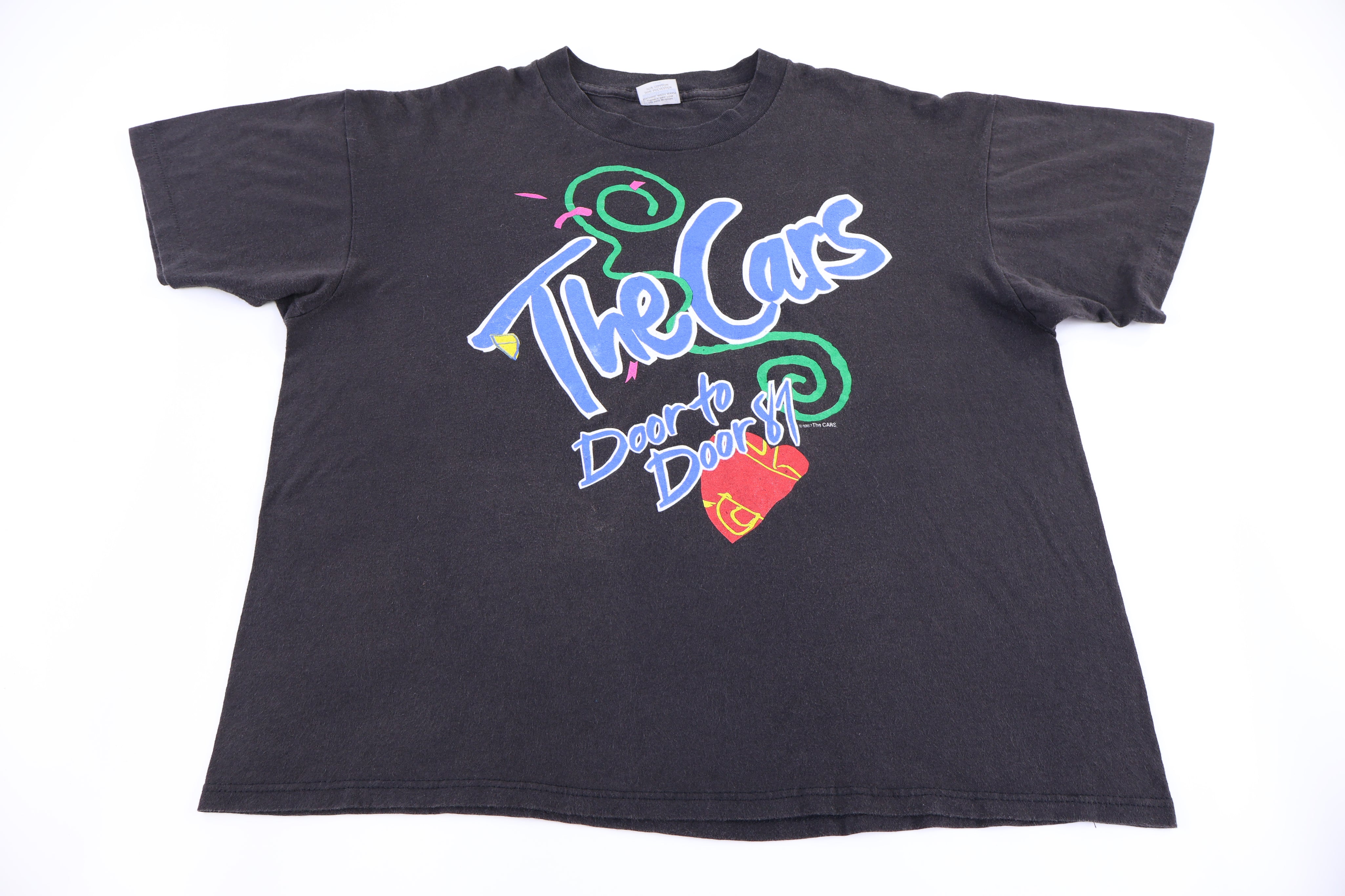 1987 The Cars Door To Door Tour T-shirt