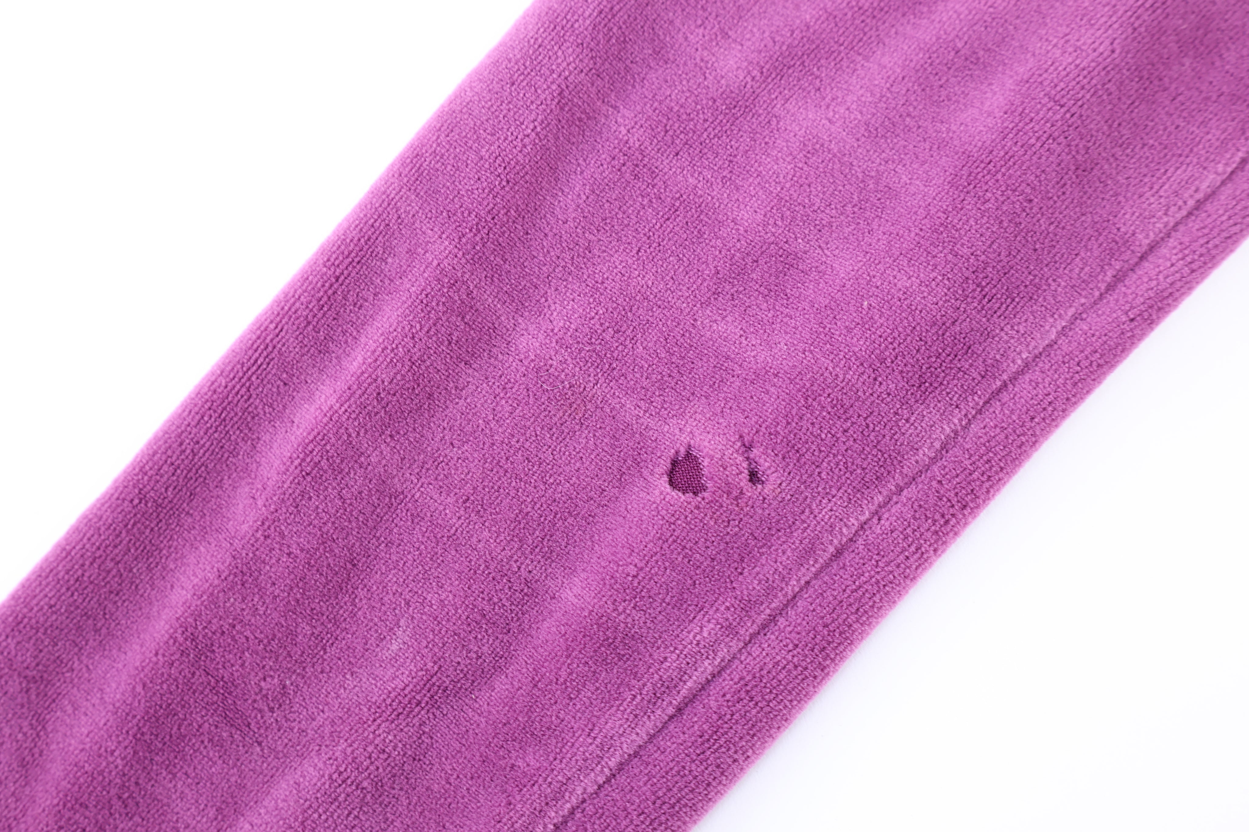 Women's Vintage Nike Purple Full Zip Sweater