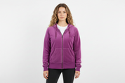 Women's Vintage Nike Purple Full Zip Sweater