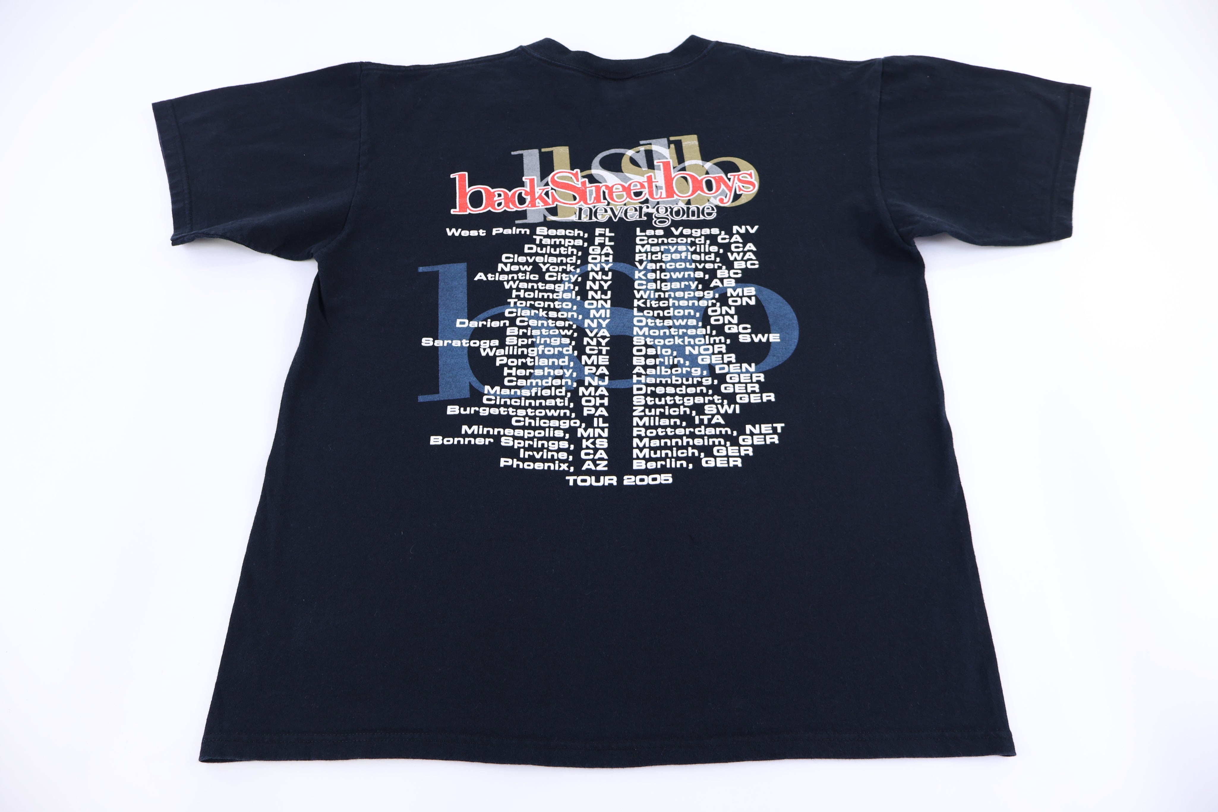 2005 Backstreet Boys Never Gone Tour T-shirt