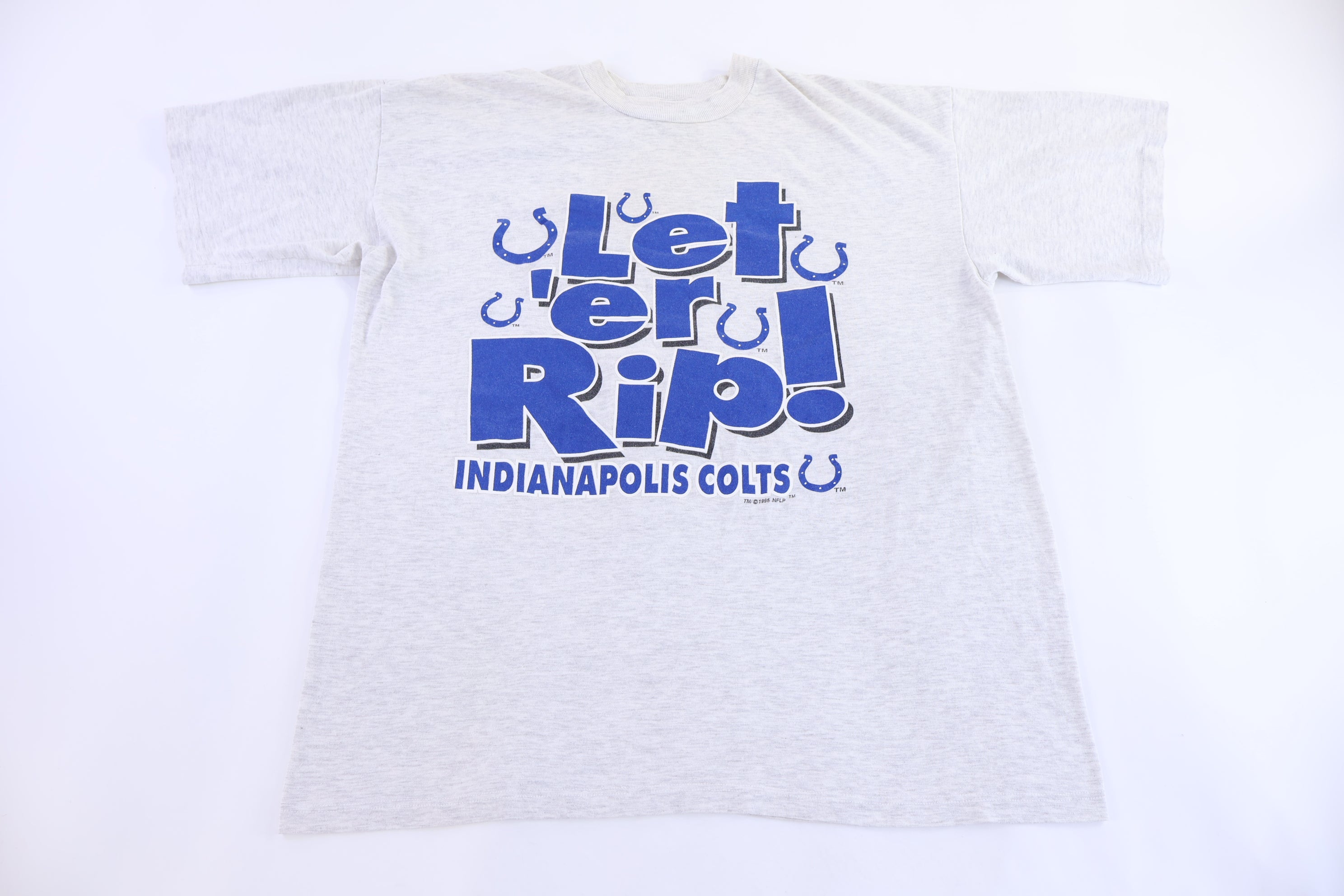1995 Indianapolis Colts Football Let Er Rip T-shirt