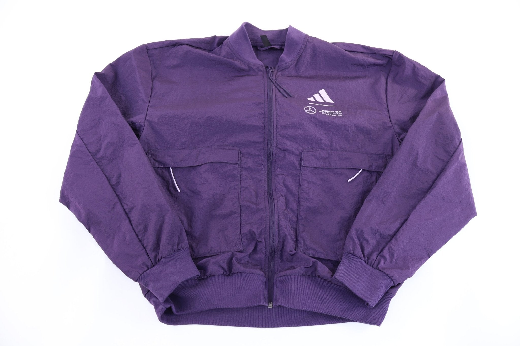 Adidas AMG Petronas Formula One Full Zip Jacket - Jacket - Thrifted Threads