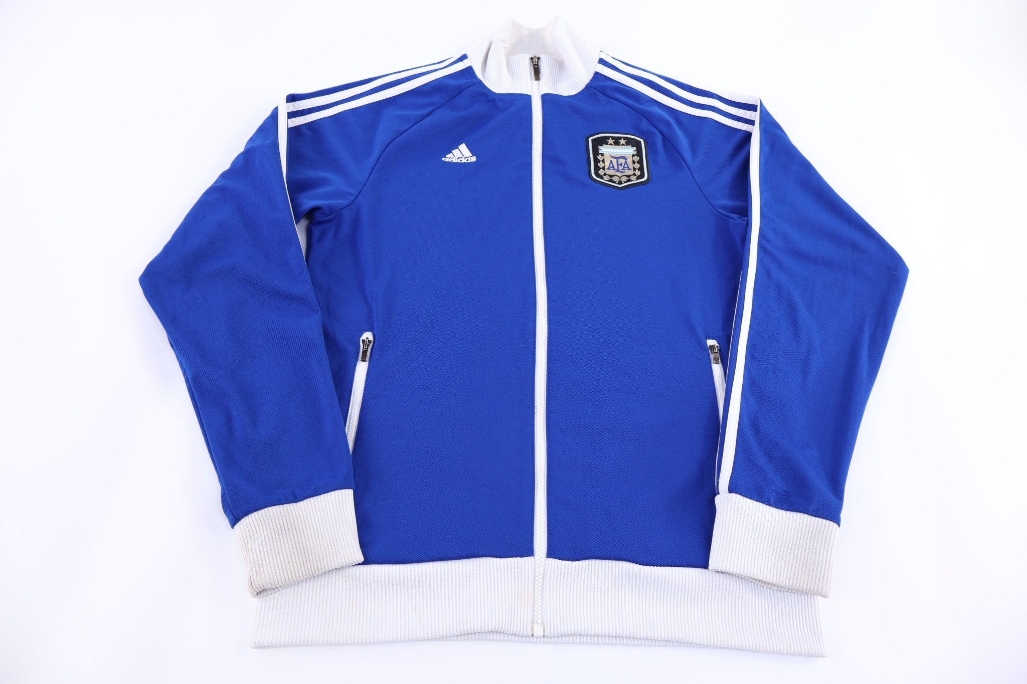 Adidas Argentina Soccer Full Zip Track Jacket - Jacket - Thrifted Threads