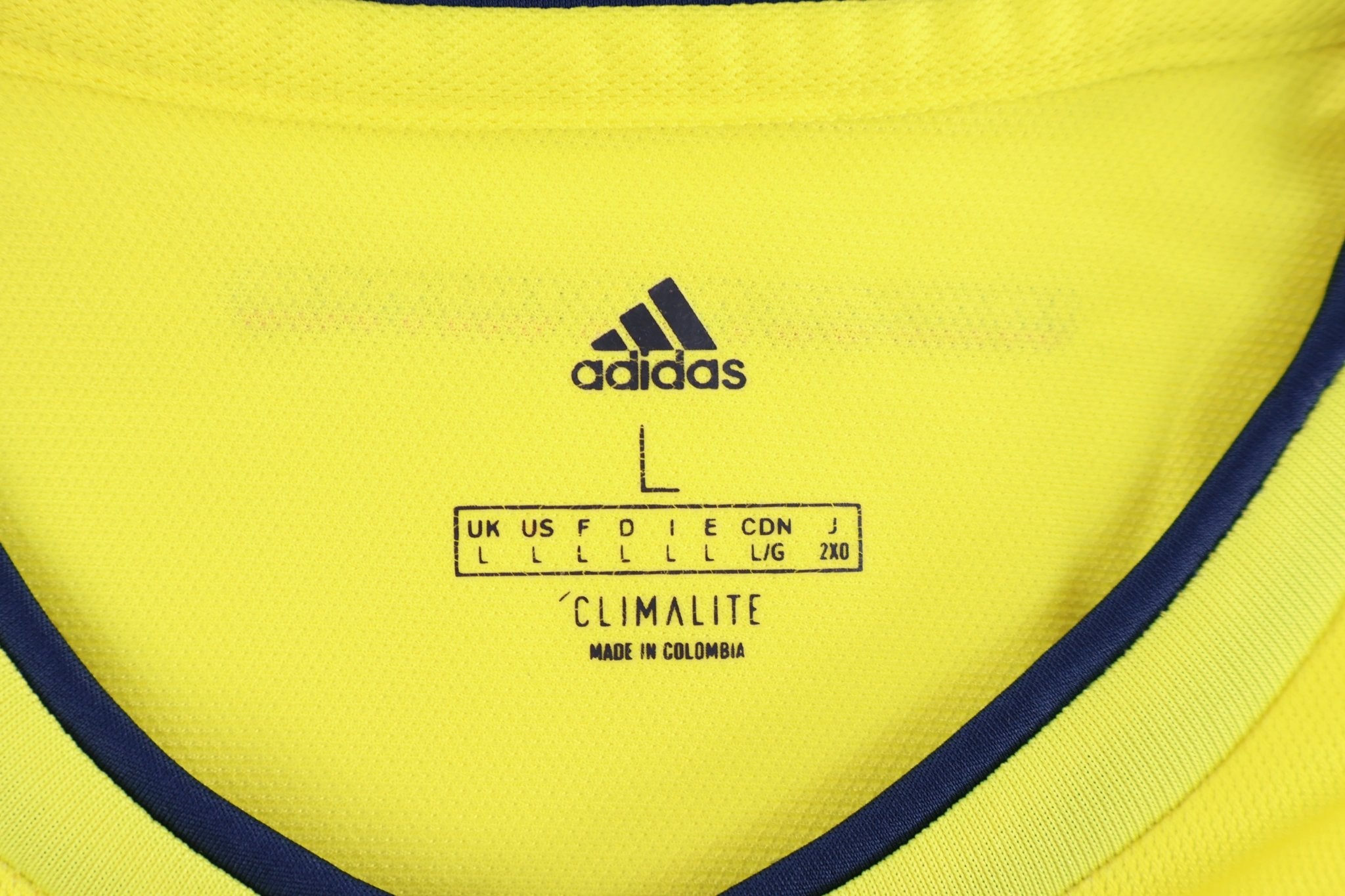 Adidas Colombia National Team Soccer Jersey - Jerseys/Tanks - Thrifted Threads