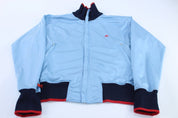 Adidas Embroidered Logo Blue Track Jacket - Jackets - Thrifted Threads