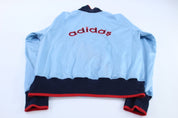 Adidas Embroidered Logo Blue Track Jacket - Jackets - Thrifted Threads