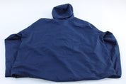 Adidas Embroidered Logo Blue & White Striped Zip Up Jacket - ThriftedThreads.com