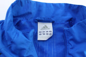 Adidas Embroidered Logo Blue Zip Up Jacket - Jacket - Thrifted Threads