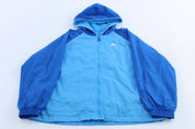 Adidas Embroidered Logo Blue Zip Up Jacket - Jackets - Thrifted Threads