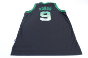 Adidas Embroidered Logo Boston Celtics Rajon Rondo Basketball Jersey - ThriftedThreads.com