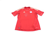 Adidas Embroidered Logo FC Bayern Munchen Soccer Jersey - ThriftedThreads.com