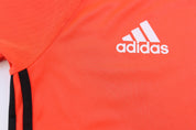 Adidas Embroidered Logo FC Bayern Munchen Striped Soccer Jersey - ThriftedThreads.com
