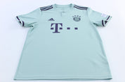 Adidas Embroidered Logo FC Bayern München Striped Soccer Jersey - ThriftedThreads.com