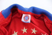Adidas Embroidered Logo FC Bayern Munchen Striped Zip Up Jacket - Jacket - Thrifted Threads