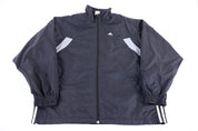 Adidas Embroidered Logo Full Zip Jacket - Jacket - Thrifted Threads