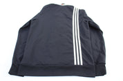 Adidas Embroidered Logo Germany Soccer Black Zip Up Jacket - ThriftedThreads.com