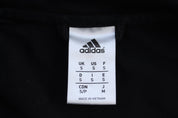 Adidas Embroidered Logo Germany Soccer Black Zip Up Jacket - ThriftedThreads.com