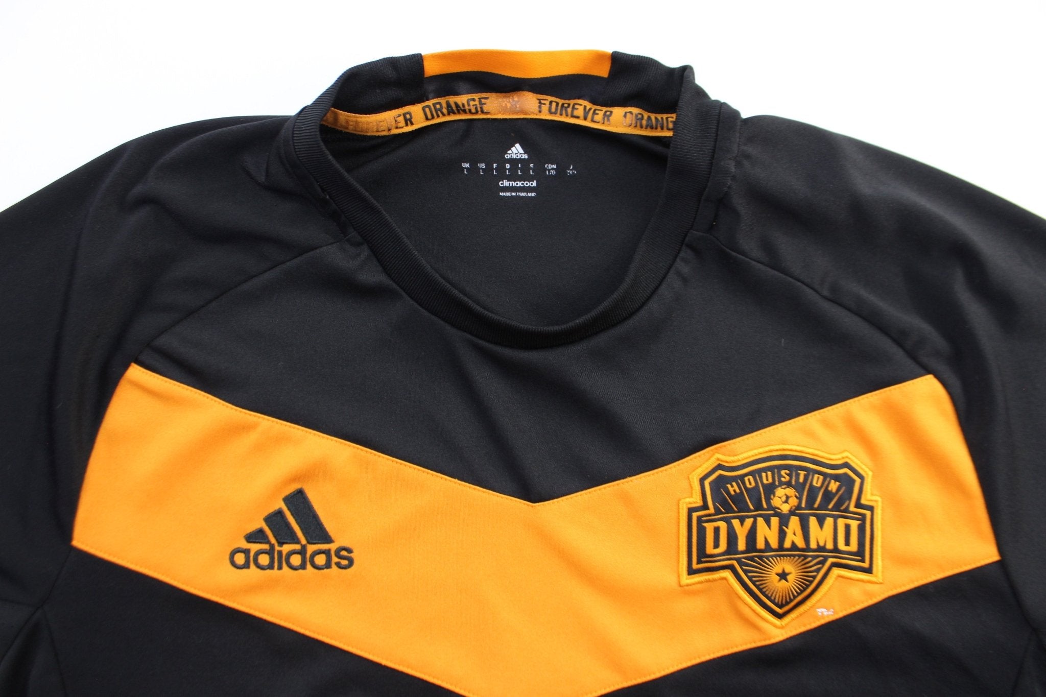 Adidas Embroidered Logo Houston Dynamo Soccer Jersey - ThriftedThreads.com