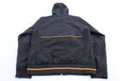 Adidas Embroidered Logo Houston Dynamo Striped Zip Up Jacket - Jackets - Thrifted Threads