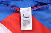 Adidas Embroidered Logo Multicolor Full Zip Reversible Jacket - Jacket - Thrifted Threads